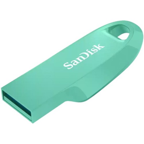 זיכרון נייד SanDisk Ultra Curve USB 3.2 בנפח 256GB צבע ירוק