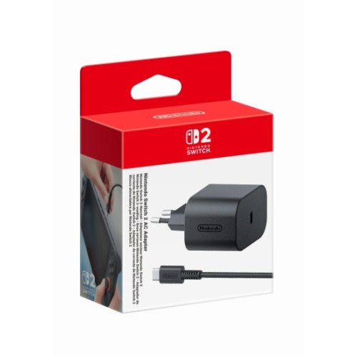 מתאם AC ל־Nintendo Switch 2 – שחור