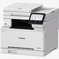 Многофункциональный цветной лазерный принтер Canon i-SENSYS MF664Cdw с Wi-Fi, автоматической двусторонней печатью и автоподатчиком документов (ADF) — бело-чёрный