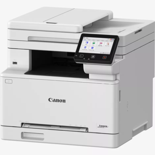 Многофункциональный цветной лазерный принтер Canon i-SENSYS MF664Cdw с Wi-Fi, автоматической двусторонней печатью и автоподатчиком документов (ADF) — бело-чёрный