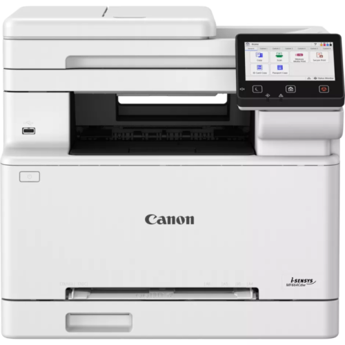 Многофункциональный цветной лазерный принтер Canon i-SENSYS MF664Cdw с Wi-Fi, автоматической двусторонней печатью и автоподатчиком документов (ADF) — бело-чёрный