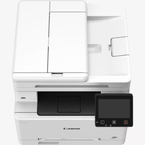 Многофункциональный цветной лазерный принтер Canon i-SENSYS MF664Cdw с Wi-Fi, автоматической двусторонней печатью и автоподатчиком документов (ADF) — бело-чёрный