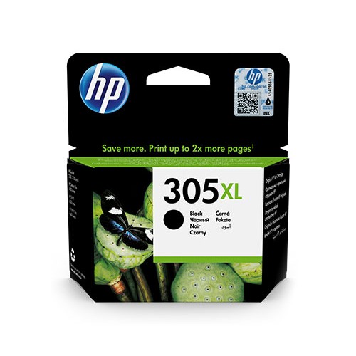 Original HP 305XL High-Capacity Black Ink Cartridge for HP DeskJet and ENVY Printers