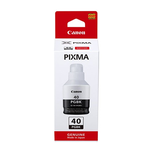 Original Canon GI-40 Black Ink Bottle for Canon PIXMA MegaTank Printers