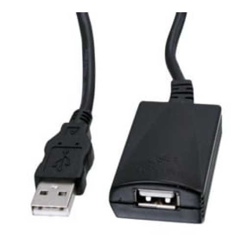 Активный удлинитель USB-кабеля, мужской-женский, 25 метров