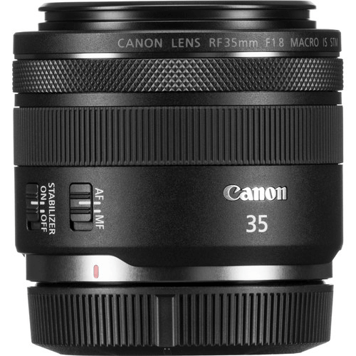 עדשת Canon RF 35mm F1.8 Macro IS STM למצלמות עם תושבת Canon RF — שחור