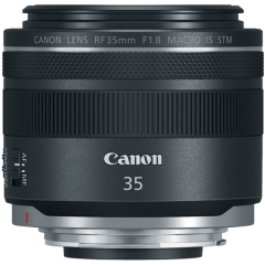 עדשת Canon RF 35mm F1.8 Macro IS STM למצלמות עם תושבת Canon RF — שחור