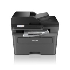 מדפסת לייזר מונו משולבת Brother DCP-L2660DW ‏3 ב-1 עם Wi-Fi, סורק ומכונת צילום — לבן