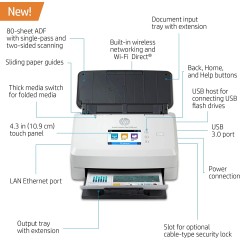 Сканер HP ScanJet Ent Flow N7000 6FW10A