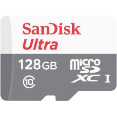 SanDisk Ultra MicroSDXC memory card without adapter with a capacity of 128GB