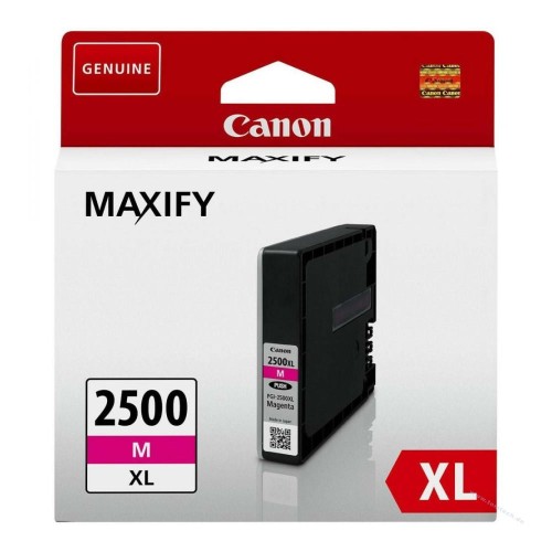מחסנית דיו מג'נטה מקורית Canon PGI-2500XL M בתפוקה גבוהה למדפסות Canon MAXIFY