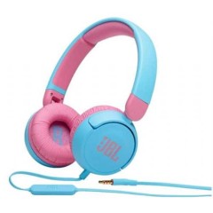 JBL Jr310 Wired Headphones for Kids in Pink Blue Color