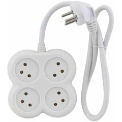 Power Strip 4 Outlets 1 Meter Semicon