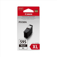 מחסנית דיו שחורה מקורית Canon PG-595XL בתפוקה גבוהה למדפסות Canon PIXMA