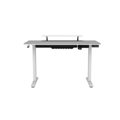 שולחן גיימינג COUGAR E-STAR 120 עם כיוון גובה חשמלי וזיכרון מצבים – לבן
