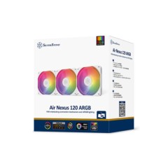 Комплект вентиляторов SILVERSTONE AIR NEXUS 120 ARGB 120 мм PWM белый (3 шт.)