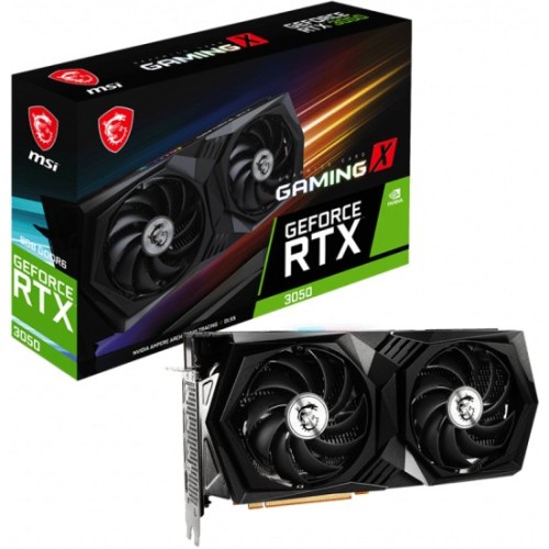 Видеокарта для компьютера MSI GeForce RTX 3050 GAMING X 8G