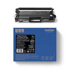 Оригинальный черный тонер-картридж Brother TN-821XXLBK сверхвысокой емкости для лазерных принтеров Brother