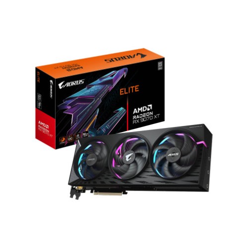 Видеокарта GIGABYTE AORUS RADEON RX 9070 XT ELITE 16G GV-R9070XTAORUS E-16GD
