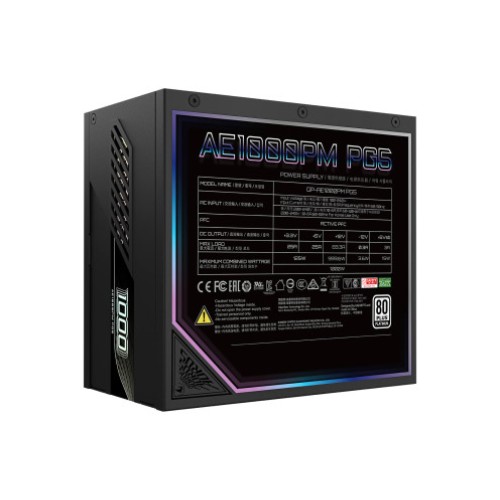 Power Supply GIGABYTE Elite P1000W 1000W PCIe 5.0 80+ Platinum Modular