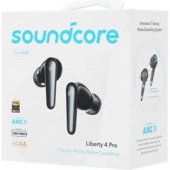 Anker Soundcore Liberty 4 Pro Wireless Earbuds — Black