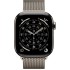 שעון Apple Watch 42mm Series 11 GPS + Cellular בצבע Natural Titanium עם רצועת Natural Milanese Loop — מידה One Size (2025)