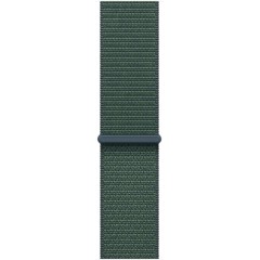 שעון Apple Watch SE GPS + Cellular בגודל 44 מ"מ בצבע Starlight Aluminium עם רצועת Lake Green Sport Loop — מידה אחת (2024)