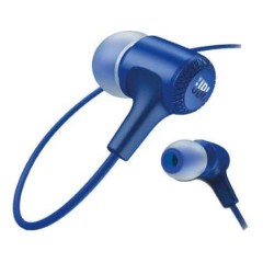 Wired headphones JBL E15 in blue color.