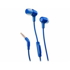 Wired headphones JBL E15 in blue color.