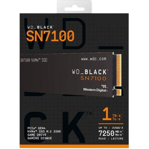 Western Digital WD_BLACK SN7100 1TB NVMe PCIe 4.0 M.2 2280 Internal SSD