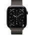 שעון Apple Watch 46mm Series 11 GPS + Cellular בצבע Slate Titanium עם רצועת Slate Milanese Loop S/M (2025)