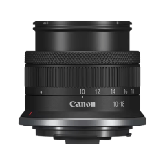 עדשת Canon RF-S 10-18mm F4.5-6.3 IS STM למצלמות עם תושבת Canon RF-S — שחור