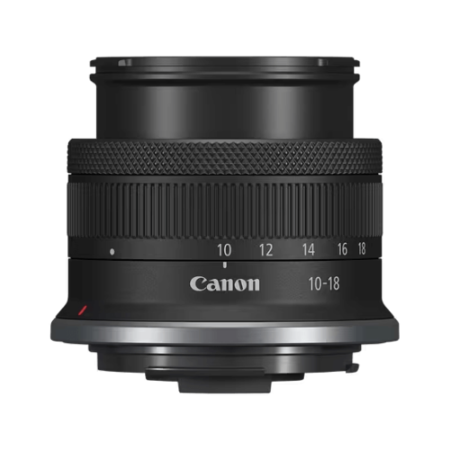 עדשת Canon RF-S 10-18mm F4.5-6.3 IS STM למצלמות עם תושבת Canon RF-S — שחור