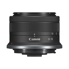 עדשת Canon RF-S 10-18mm F4.5-6.3 IS STM למצלמות עם תושבת Canon RF-S — שחור