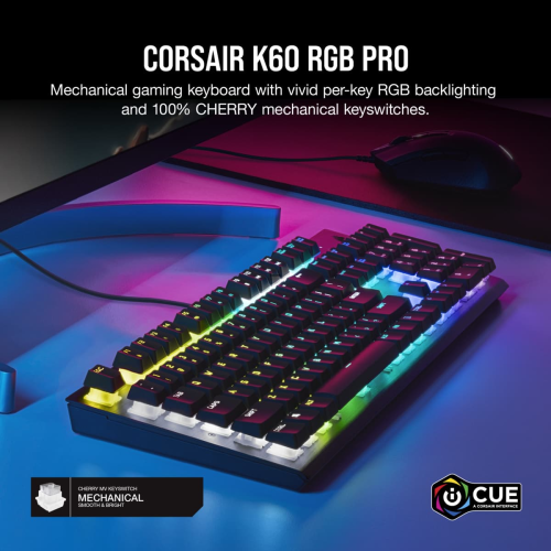 Игровая механическая клавиатура Corsair K60 RGB PRO