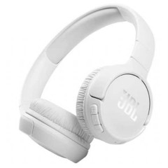 Headphones JBL Tune 510BT in white color.