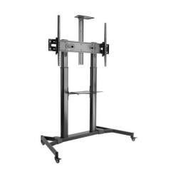 סטנד טלוויזיה טלסקופי מפלדה למסכים בגודל 60″–100″