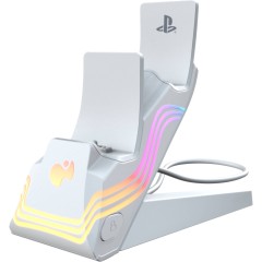 תחנת טעינה Afterglow Wave RGB לבקרי PS4/PS5 — לבן