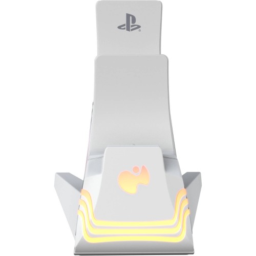 Afterglow Wave RGB Charging Station for PS4/PS5 Controllers — White