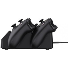 עמדת טעינה כפולה לשלט ספרקפוקס Sparkfox Dual Charging Station עבור Xbox Series X/S + זוג סוללות נטענות 1100mAh