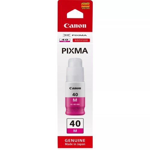 Оригинальный флакон пурпурных чернил Canon GI-40 M для принтеров Canon PIXMA MegaTank