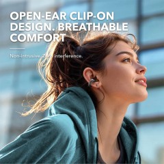 Anker Soundcore C30i Clip-On Wireless Earbuds — Transparent
