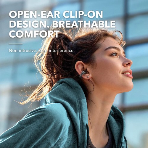 Anker Soundcore C30i Clip-On Wireless Earbuds — Transparent