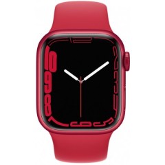 Apple Watch 7 MKN23HB/A in red, 41mm.