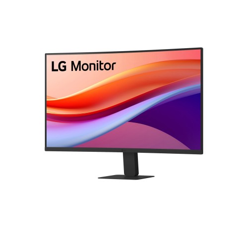 LG 27" Curved Full HD Monitor — Black