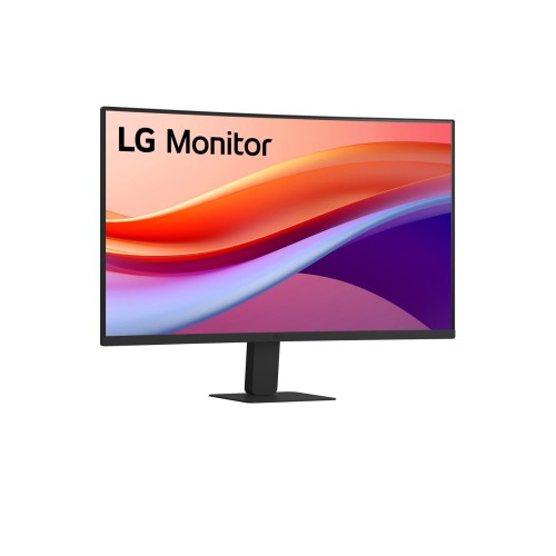 LG 27" Curved Full HD Monitor — Black