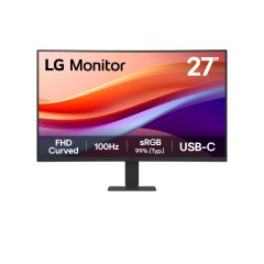 מסך מחשב קעור LG 27" Full HD — שחור