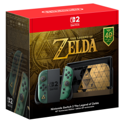 Портативная консоль Nintendo Switch 2 256ГБ — The Legend of Zelda 40th Anniversary Edition