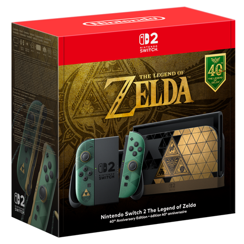 Портативная консоль Nintendo Switch 2 256ГБ — The Legend of Zelda 40th Anniversary Edition
