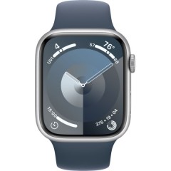 שעון חכם Apple Watch Series-9 GPS + Cellular 45mm עם רצועה Storm Blue Sport Band בגודל M/L